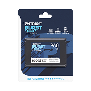 Disco SSD Patriot BURST 960GB SATA3 2.5" 560R/540W